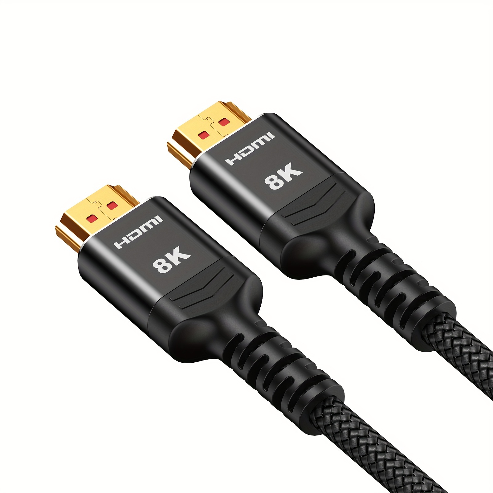 8K HDMI Cable 2.1, 6FT/2M Slim 48Gbps High Speed HDMI Braided Cord-4K@120Hz  144Hz 8K@60Hz, HDCP 2.2&2.3, Dynamic HDR,eARC,DTS:X,RTX 3090,Dolby  Compatible with Projector , Laptop , Television , Monitor 