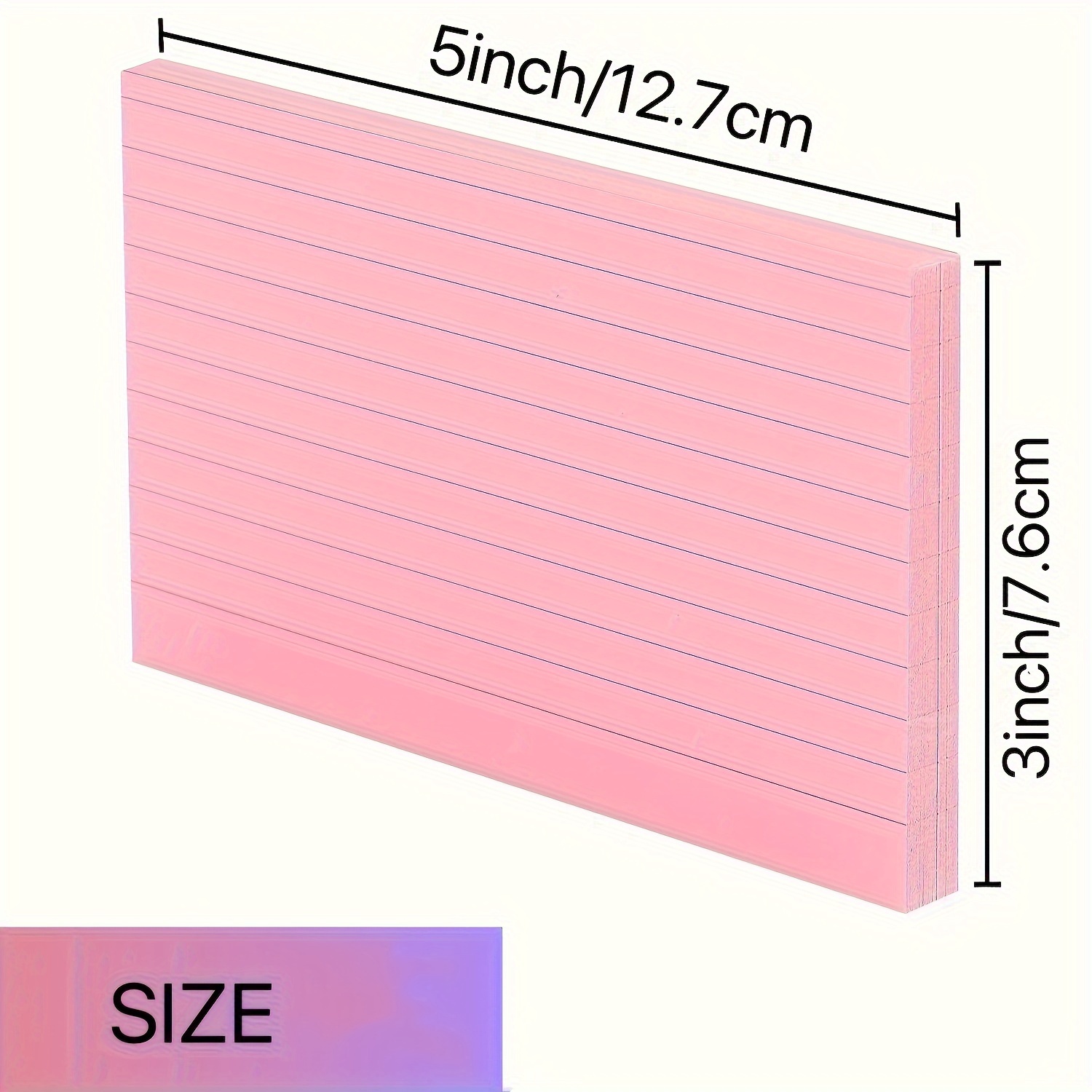 Index Card 3X5 Ruled Colored Neon Index Cards, Index Cards 3X5