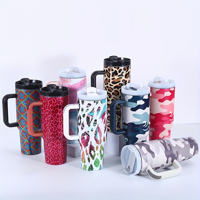 Vacuum Insulated Tumbler With Lid Coffee Cup Large capacity - Temu