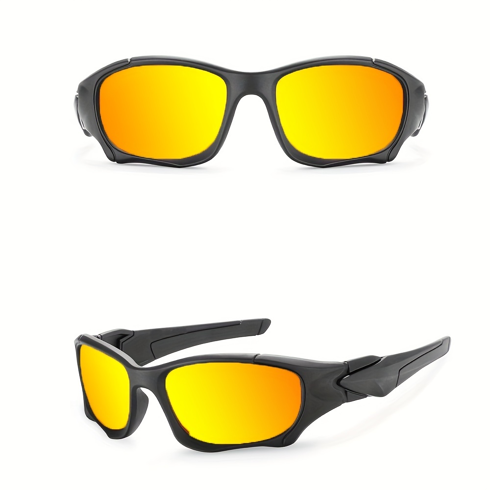 TENFORD Mirrored UV400 Lenses Men Sports Sunglasses- Combo Pack of