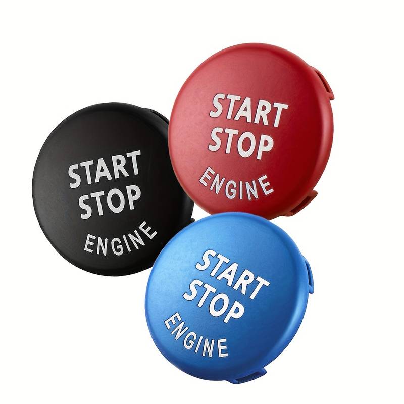 Red Engine Start Stop Button Cover – Replacement For BMW 3 Series E90 E92 E93 E60 X5
