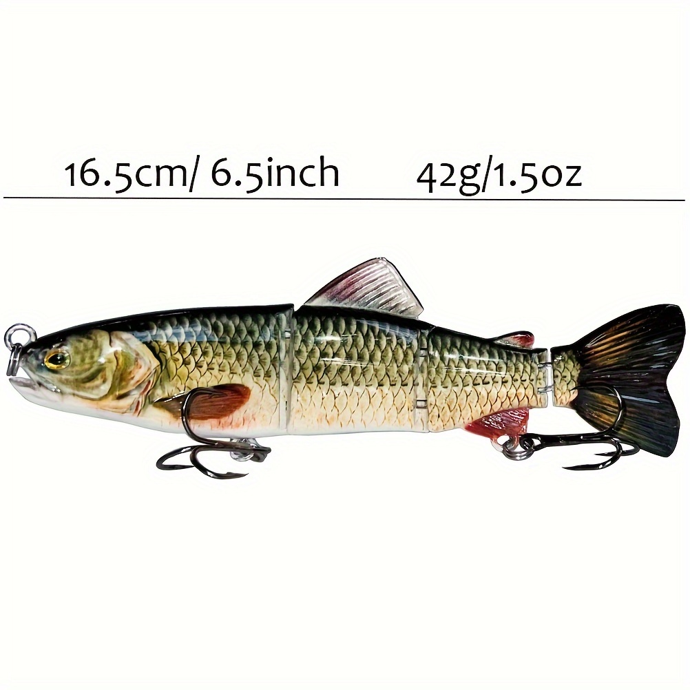 Swimbait Bass Pike Trout Muskie Lifelike Sinking - Temu Canada