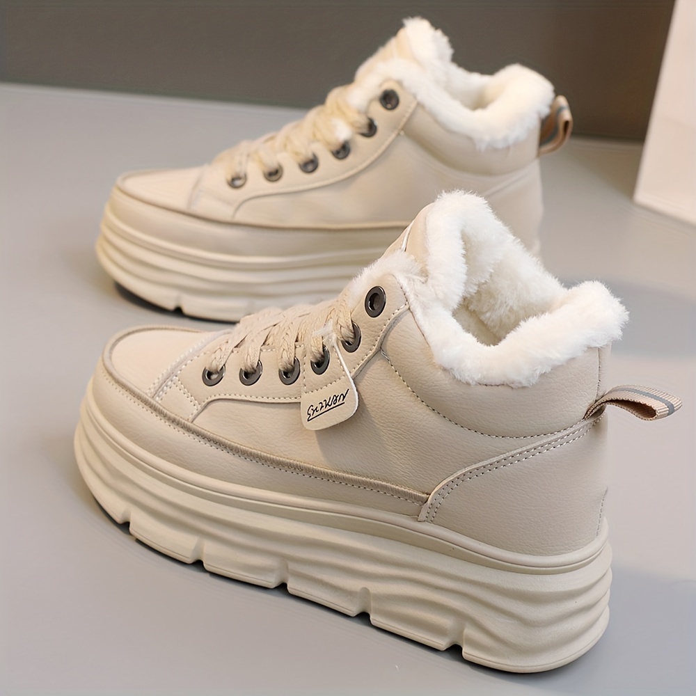 Platform store snow sneakers