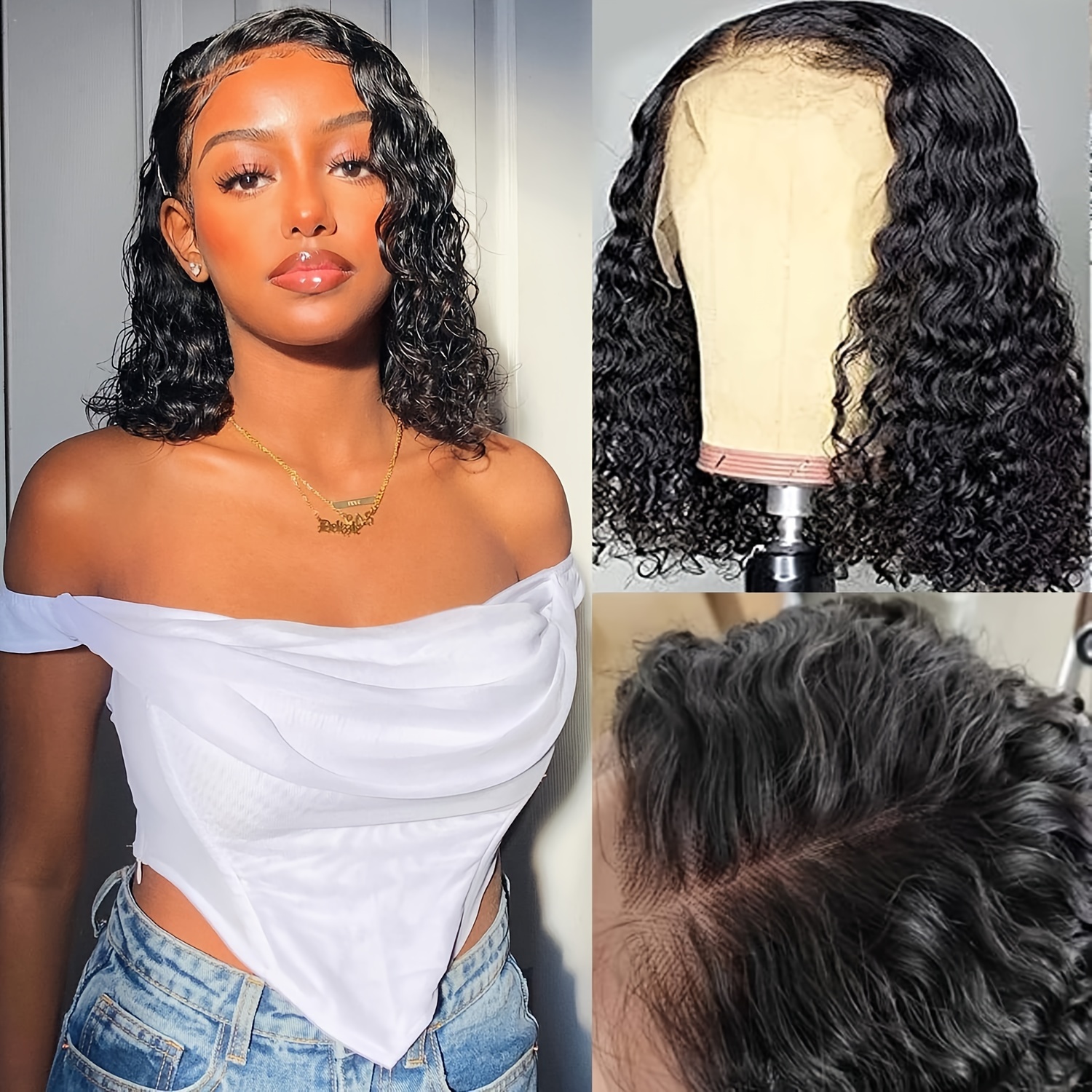 Bob Wig Human Hair 13x4 Lace Front Wigs Human Hair Pre - Temu