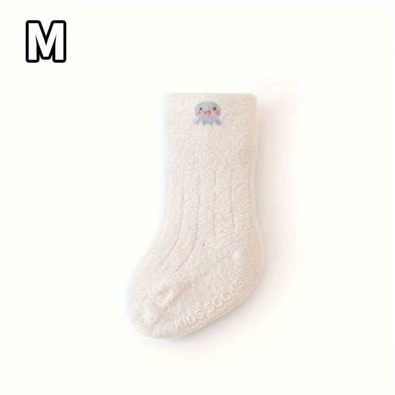 Baby Boy's Non-slip Winter Plush Sleep Socks