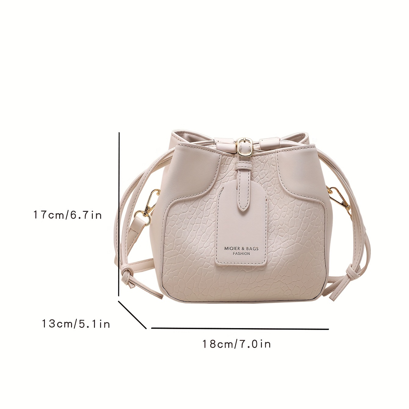 Fashionable Mini Women's Bucket Bag Handbag Crossbody Shoulder Bag