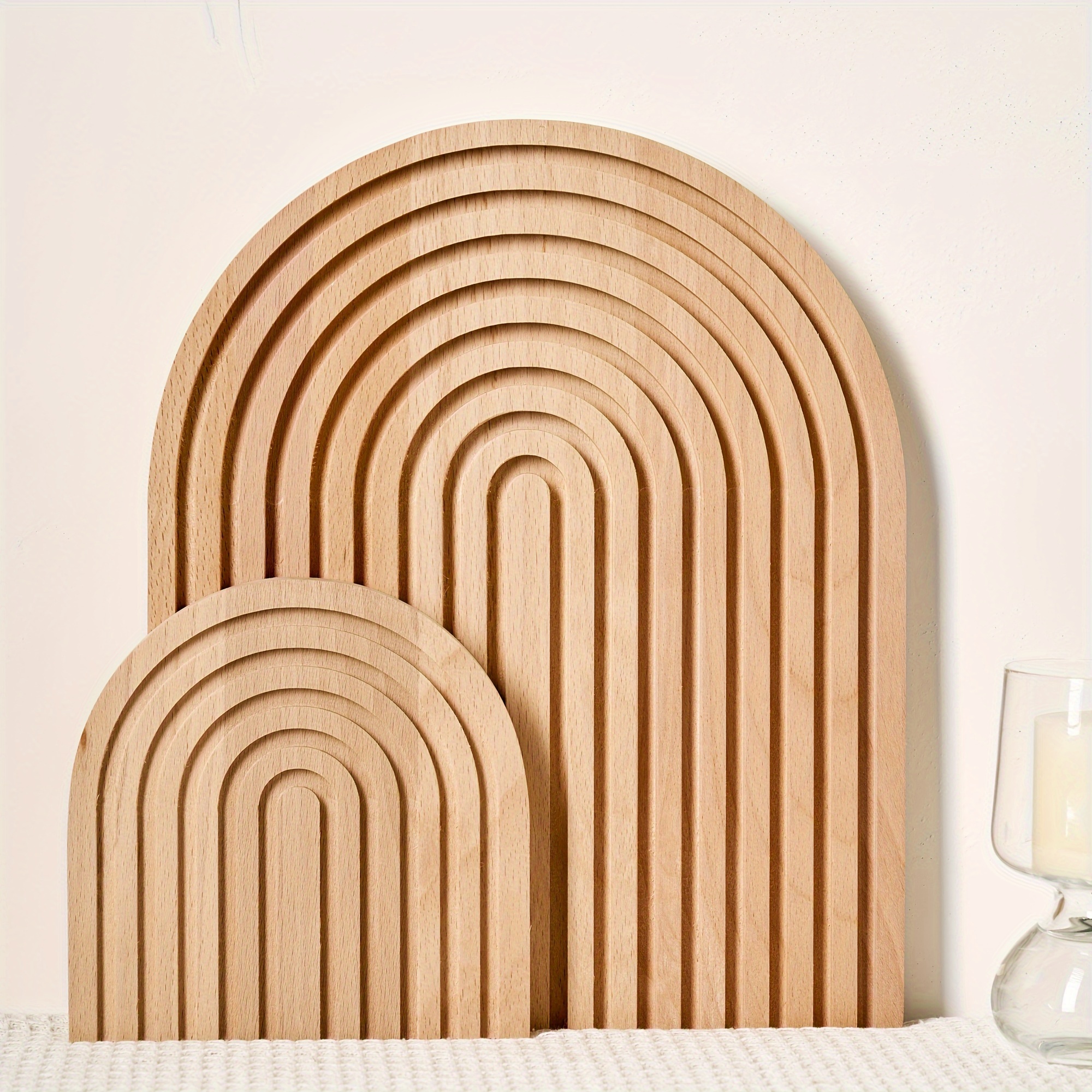 A Decorative Piece In Of Arch, A Shelf For Partition Walls, A Decorative Cutting Board, Modern Bohemian Style Home Decor Items Suitable For The Living Room, Kitchen, Bedroom, And Study