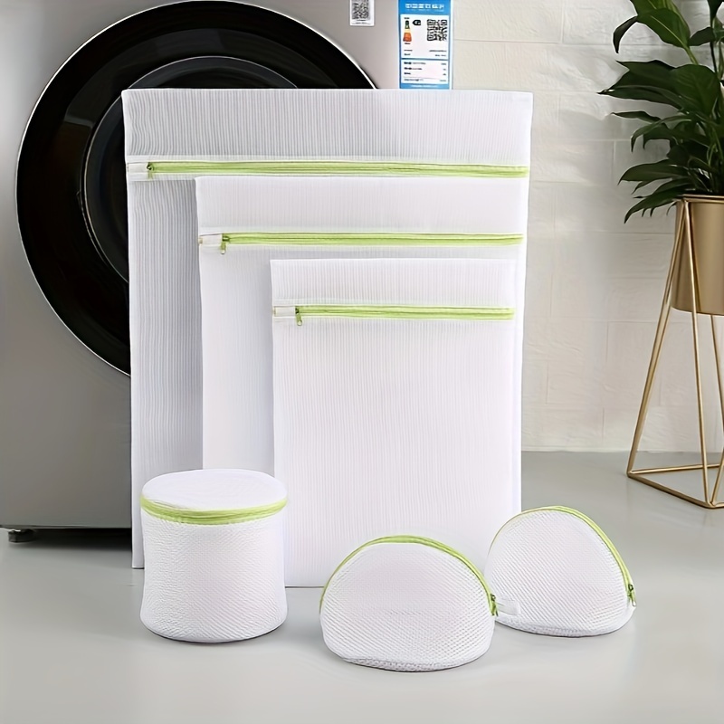 8Pcs Mesh Laundry Bags for Delicates with Premium Zipper, Travel