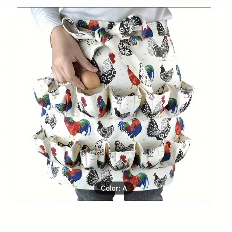 Egg Collecting Apron Egg Picking Multi pocket Apron Goose - Temu