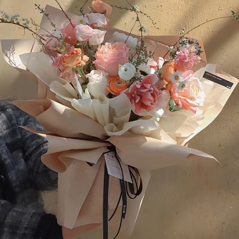Envoltura de flores de papel de estilo coreano, 20  