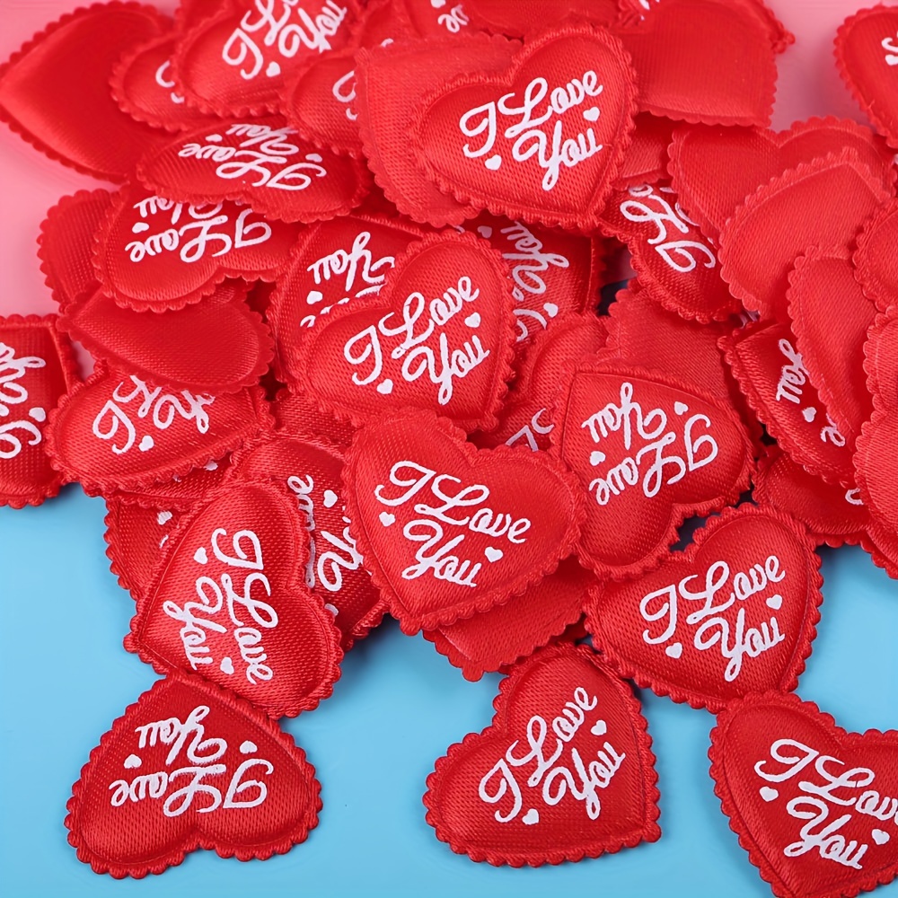 

100pcs Red Heart Shape Confetti For Wedding Valentines Decoration Party Supplies, Home Decor, Scene Decor, Theme Party Decor