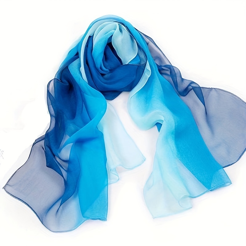 Chiffon Nylon Scarf Magic Scarf Handkerchief For Performance - Temu