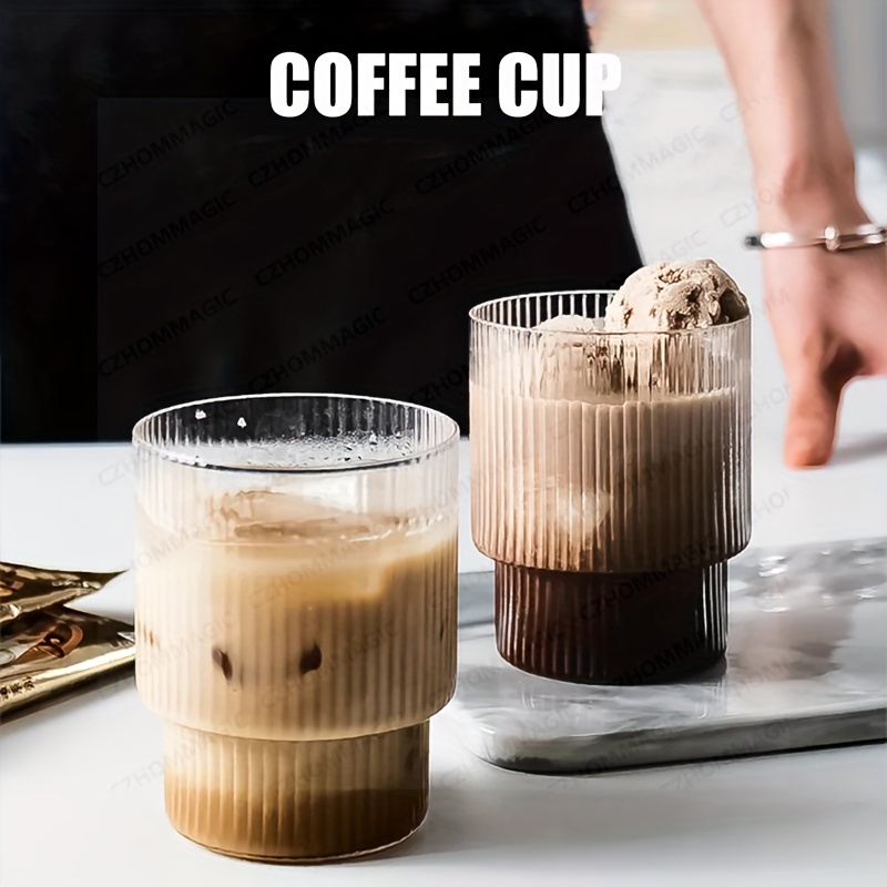 Water Glasses Origami Style Glass Tumblers Iced Coffee - Temu