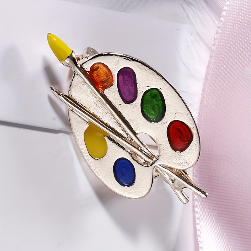 Artist Paint Palette Enamel Pin