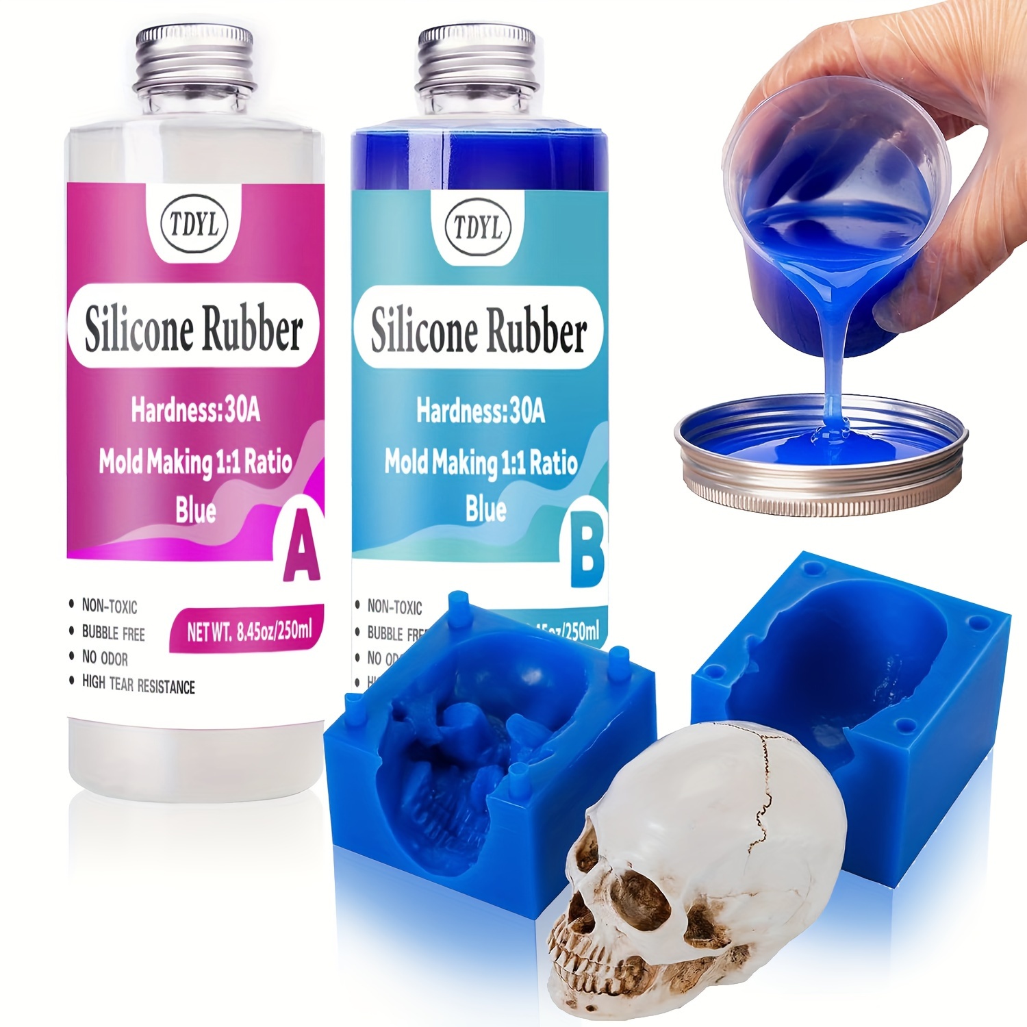 Liquid Silicone Rubber Food Grade 15a Translucent Clear Mold - Temu