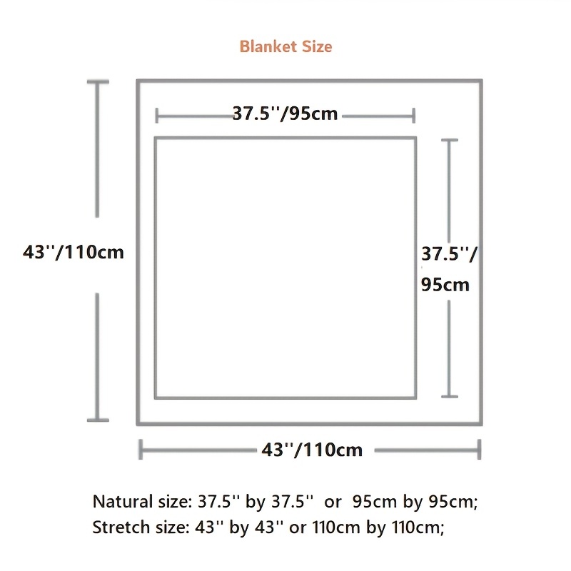 Standard swaddle blanket online size