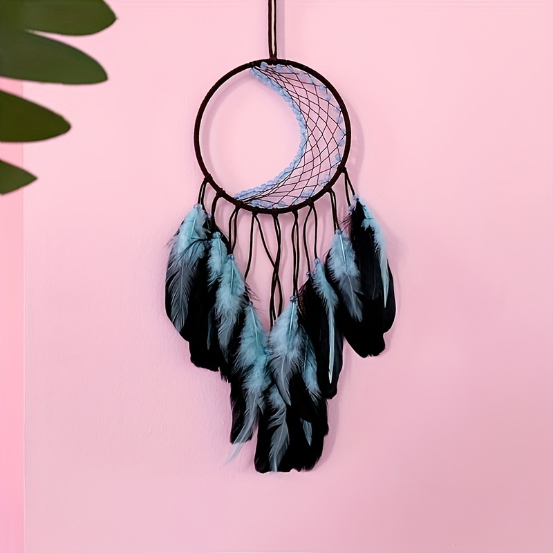 Handmade Halloween Pumpkin Style Dream Catcher black Feather - Temu