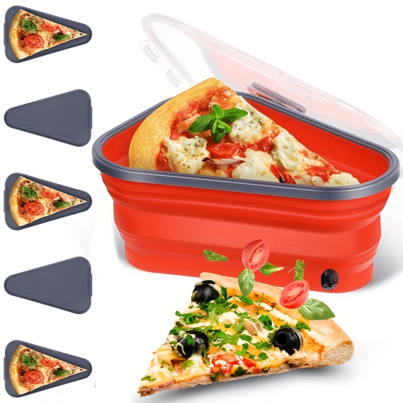 Pizza Crisper, Food Grade Silicone Material And Reusable Folding Food  Storage Crisper - Temu