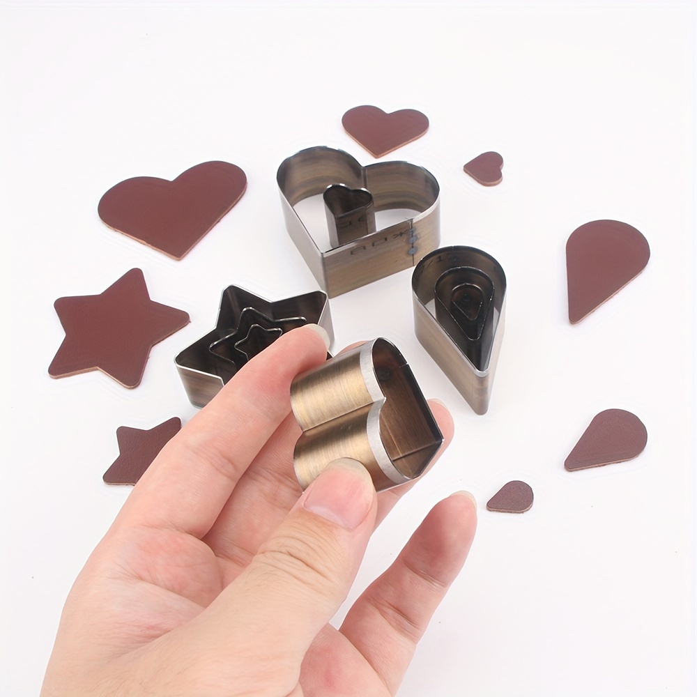 Leather Cutting Mold, Leather Die Cutter Mold Heart Shape for DIY