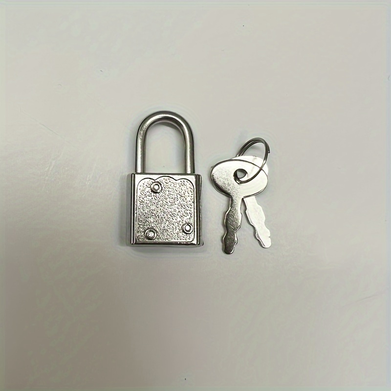 (2 Pcs) Small Locks with Keys, Mini Padlock for Luggage