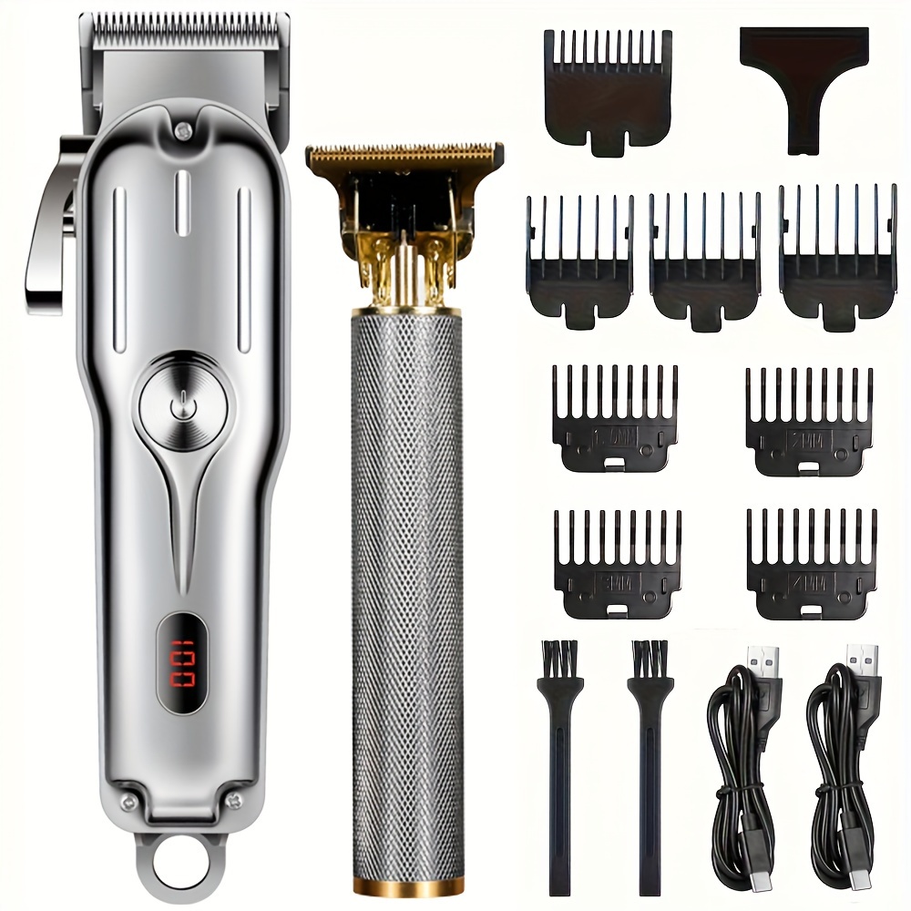 KEMEI Cortapelos para hombres, cortadora de pelo profesional para cortar el  cabello, inalámbrica y con cable, recortadora de barba recargable, regalos