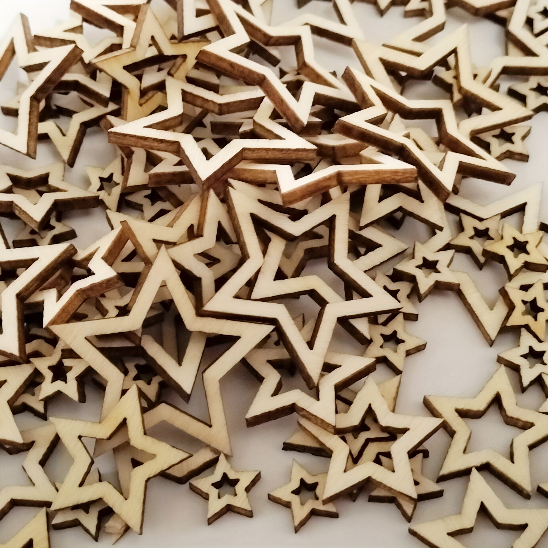 Wooden Crafts Ornaments Laser Cut Wood Chips Hollow Wooden - Temu
