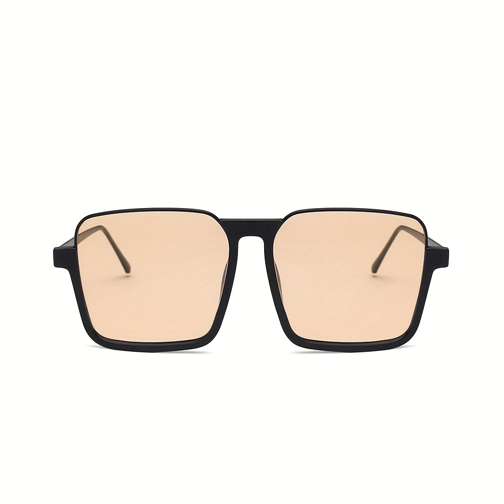 Oversized Square Sunglasses UV400 Gradient Lens Casual Jelly Glasses