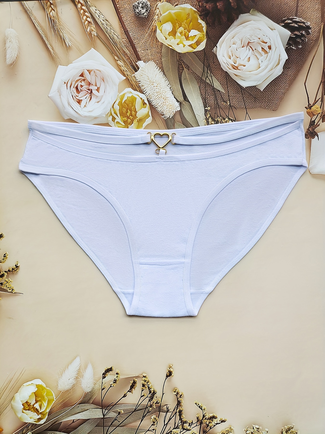 Glitter Solid Thongs Comfy Breathable Low Waist Panties - Temu