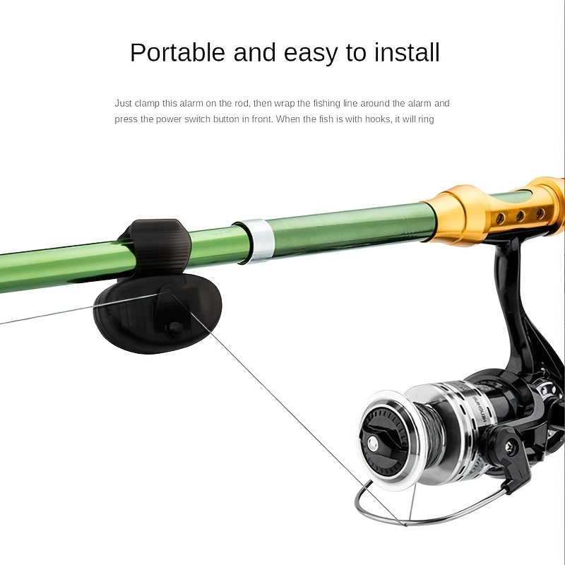 Multi functional Fishing Alarm Flashlight Bell Perfect Types