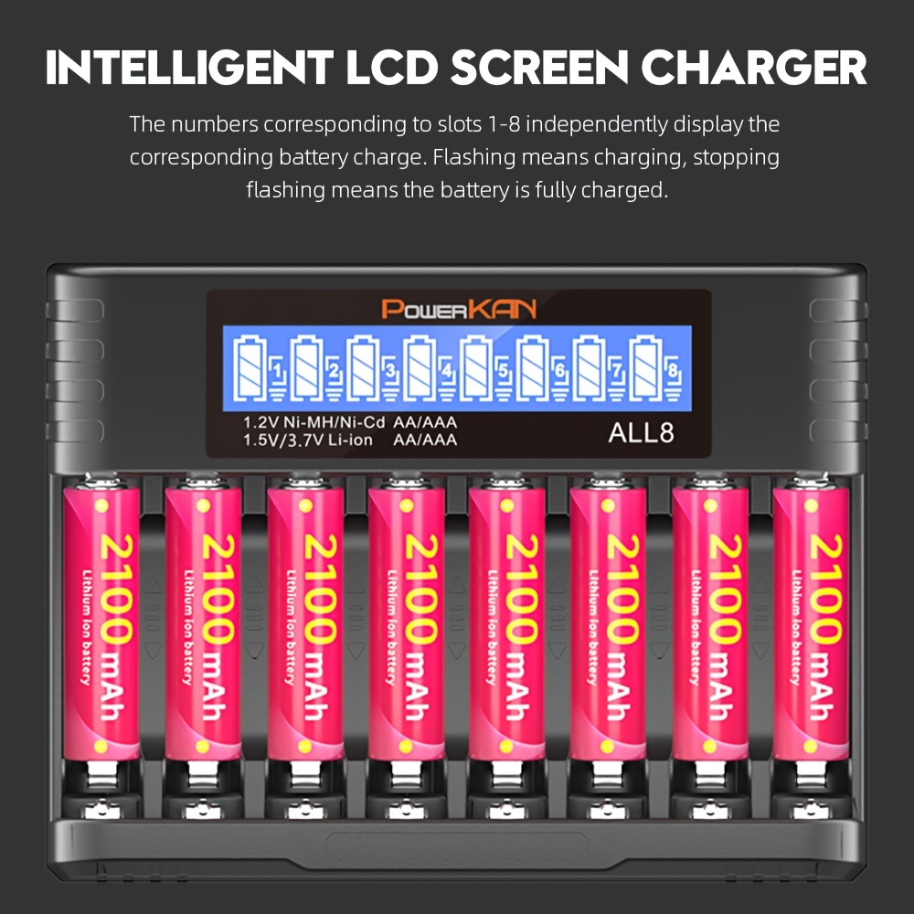 Batteries Rechargeable - Temu