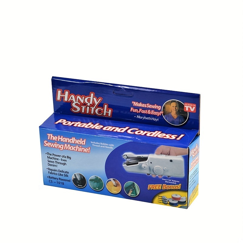Comprar WCIC-Mini máquina de coser portátil para el hogar, luz nocturna,  Pedal, línea recta, Kit de hilo de coser eléctrico, nueva