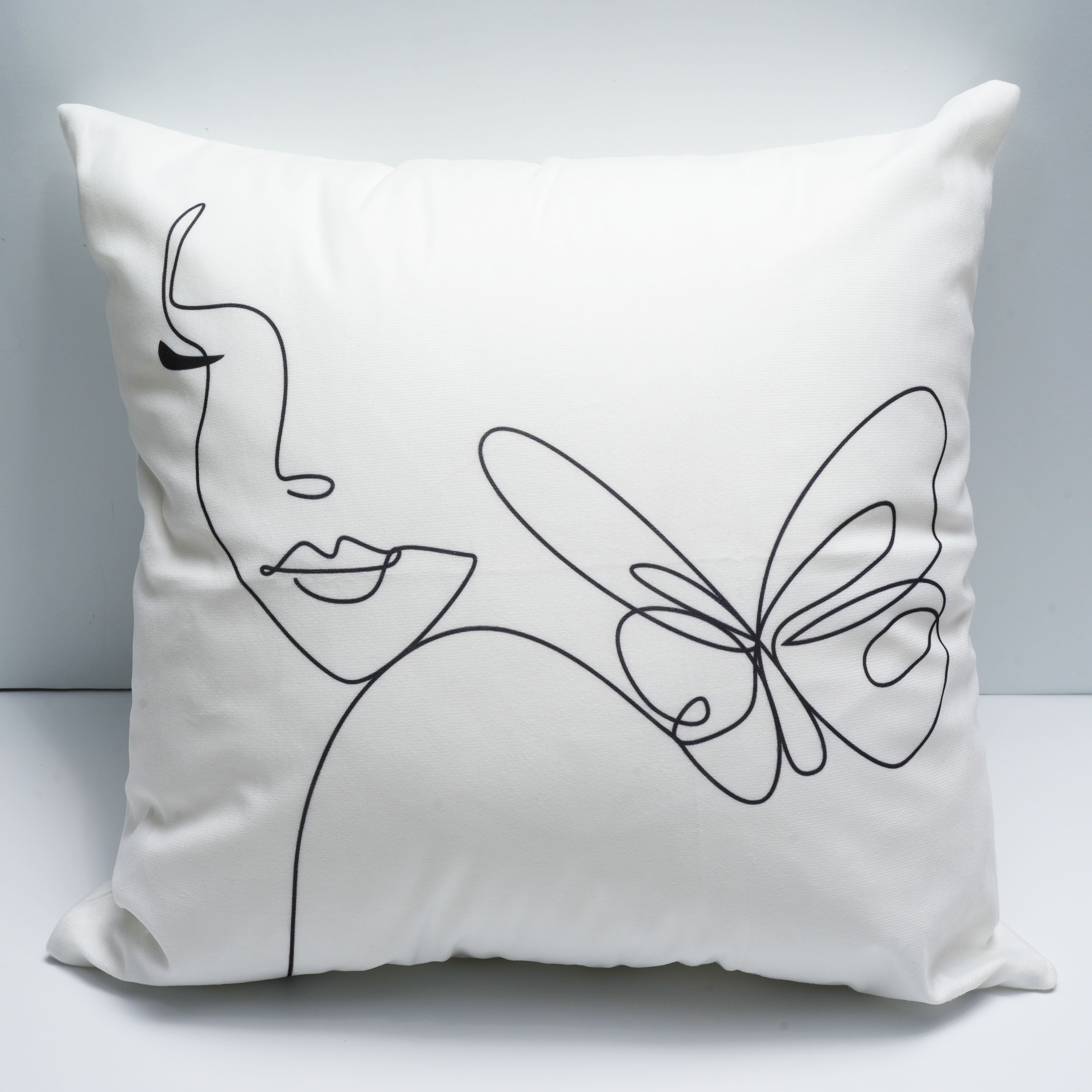 

1pc, Geometric Abstract Simple Style Polyester Cushion Cover, Throw Pillow Cover, Bedroom Accessories, Sofa Cushion Cover, Living Room Throw Pillow Cover (cushion Is Not Included)