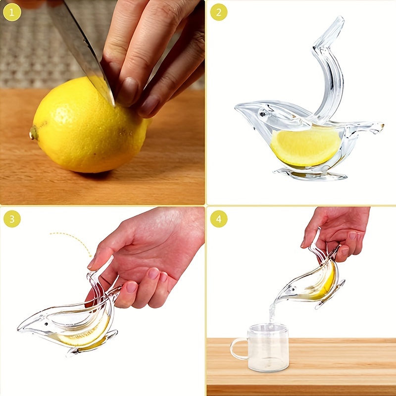 1pc Exprimidor Limón Vidrio Exprimidor Naranja Manual Vidrio - Temu