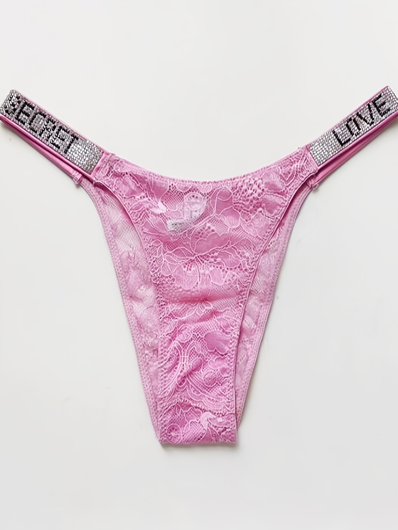 Shimmer Lace Thong Panty - Victoria's Secret  Lace thong, Panties,  Victoria secret panties