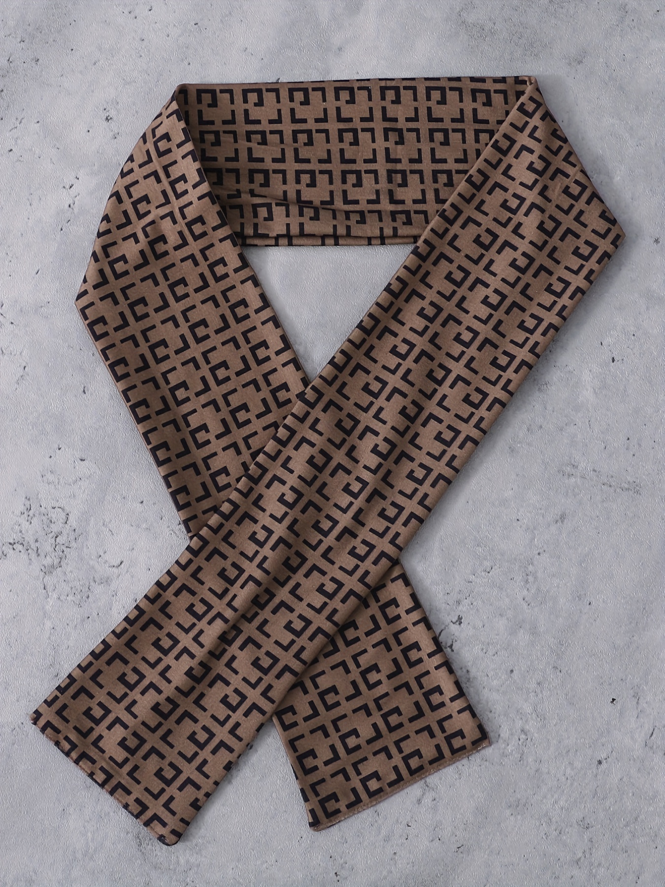 boys round neck t shirt allover print shorts scarf kids Temu Qatar