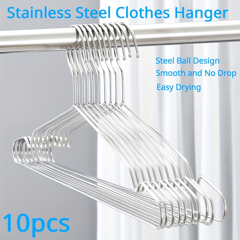 Metal Clothes Hangers, Traceless Clothes Racks, Sturdy Heavy Duty