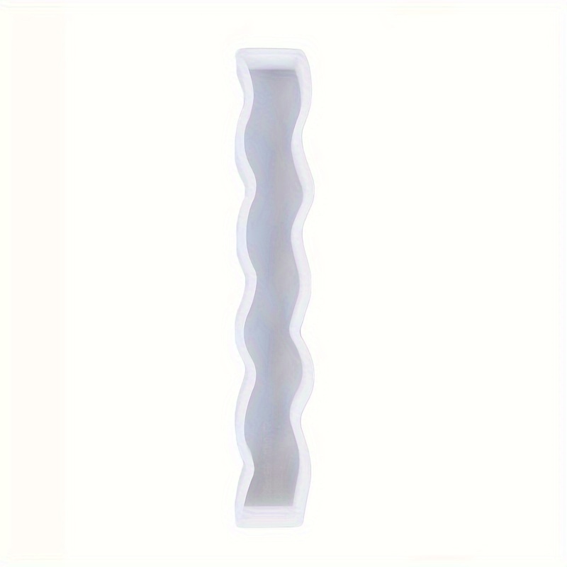 Wave Shape Strip Candle Silicone Mold Epoxy Resin Diy Special Shape Long Scented Candle Handmade Wave Shape Candle Injection Mold Home Decoration Table Decoration