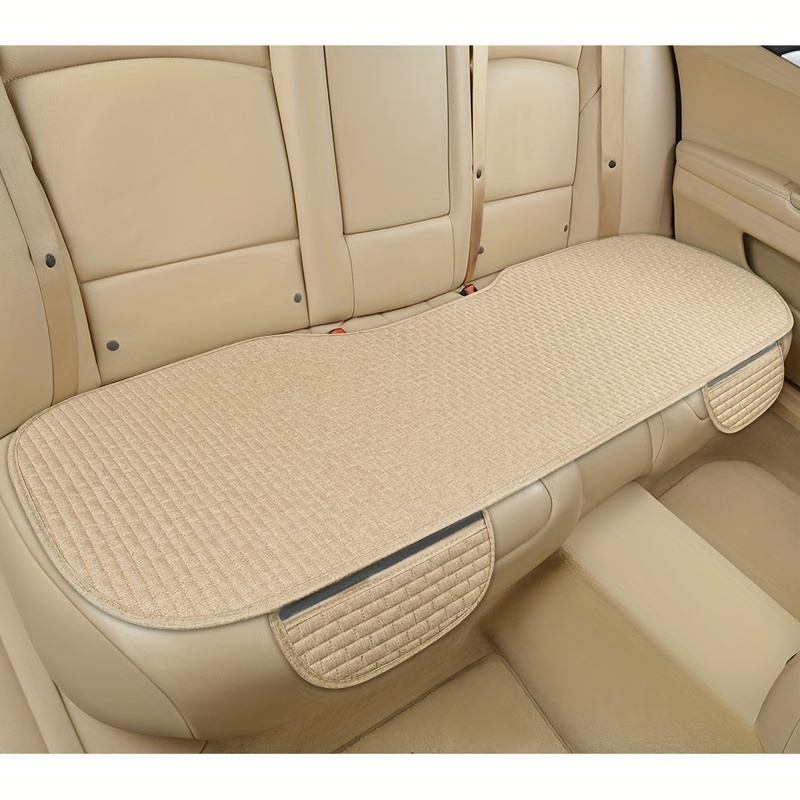 Universal Car Seat Cover Protector Linen Front Rear - Temu