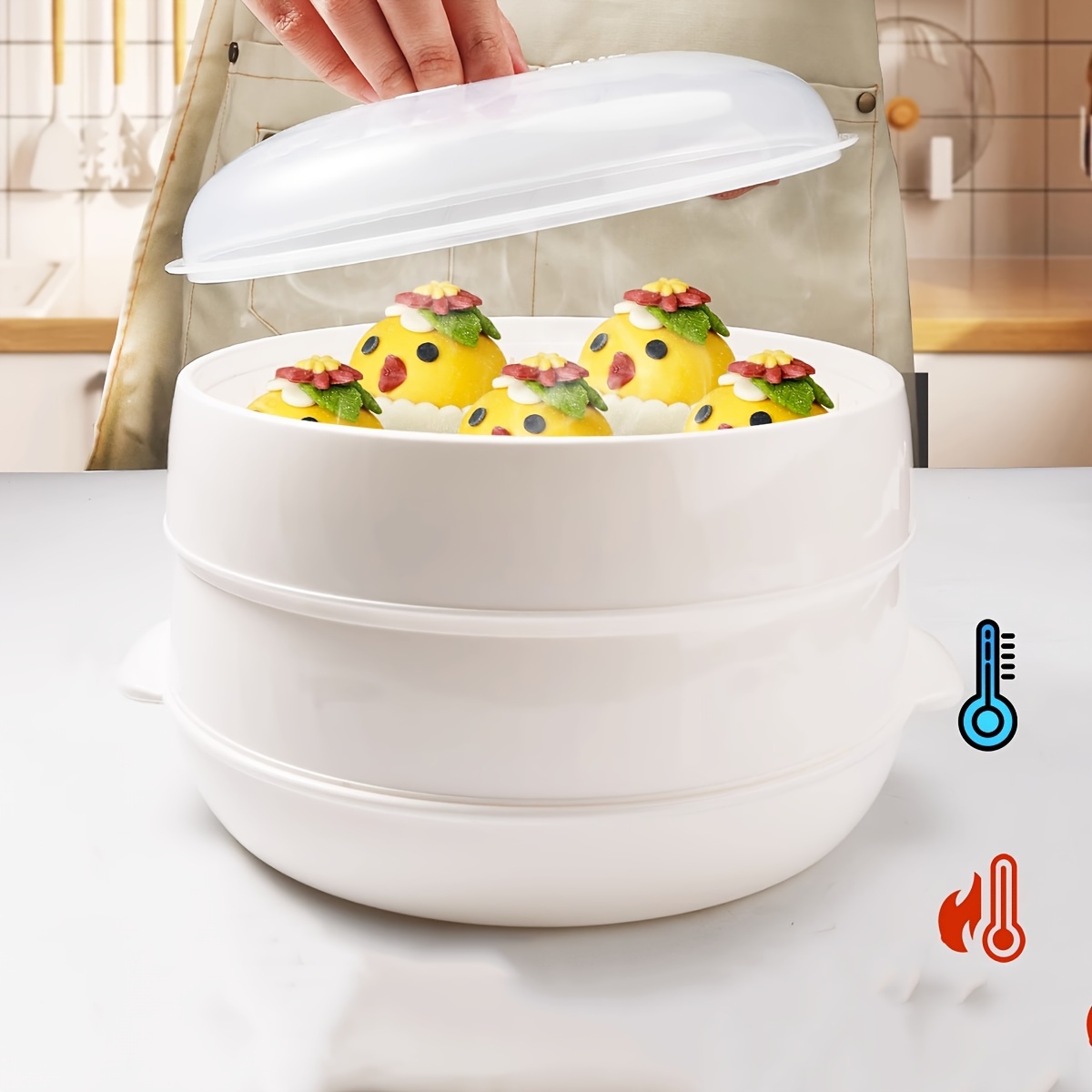 Cuiseur Vapeur Micro-Ondes - Cuisinez à la Vapeur Facilement en