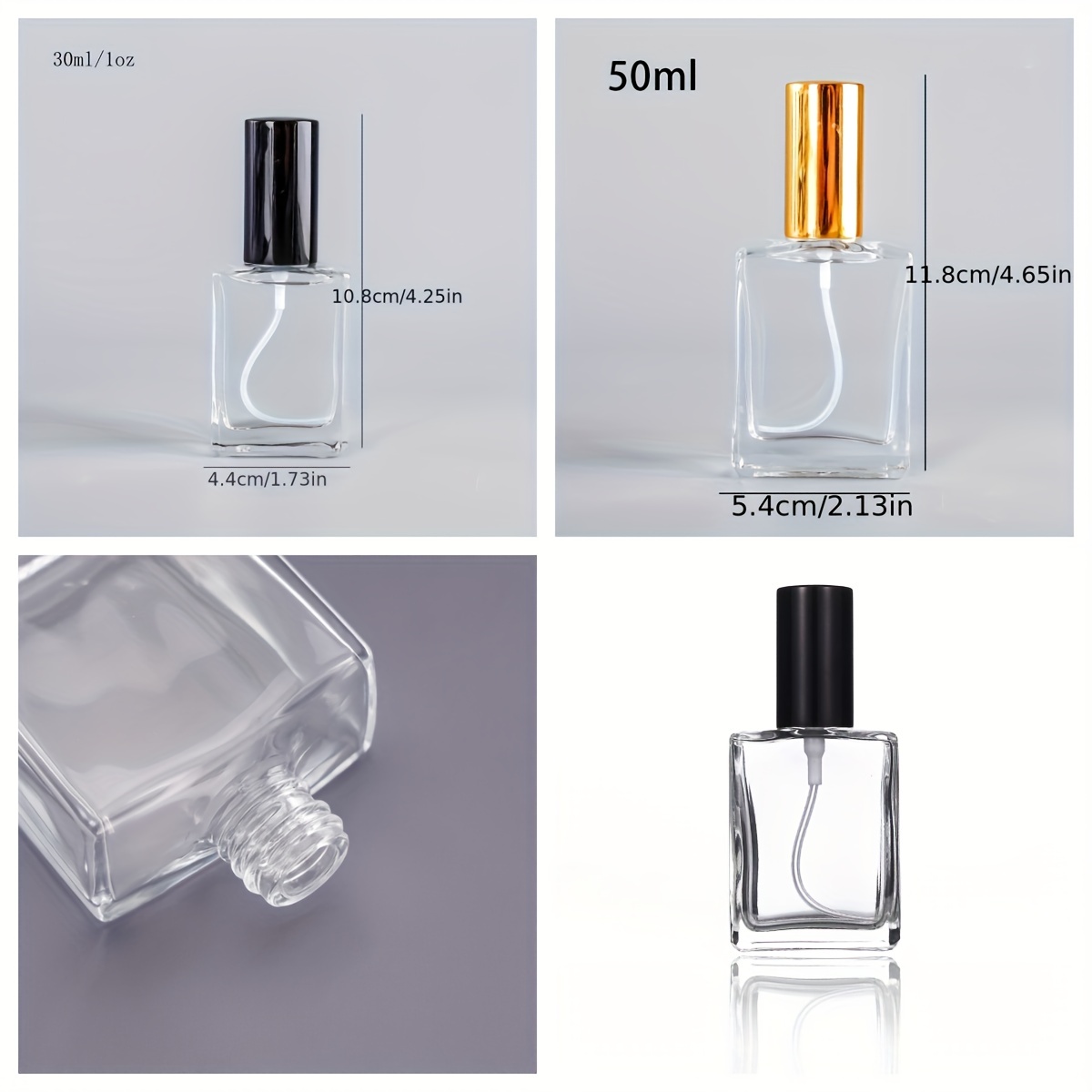  Refillable Perfume Bottle Atomizer for Travel, Yeejok