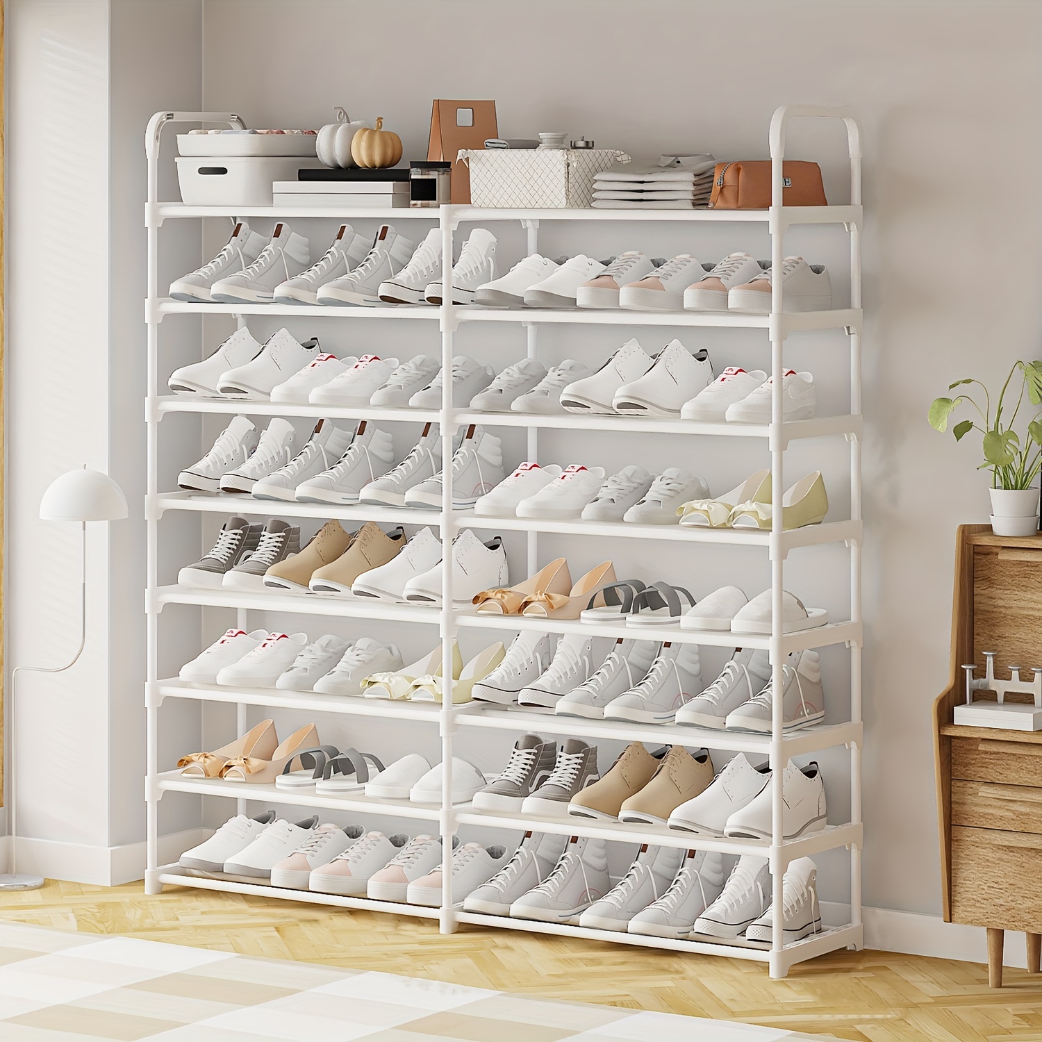 4/5 layer Storage Rack Reinforced Integrated Shoe Rack - Temu