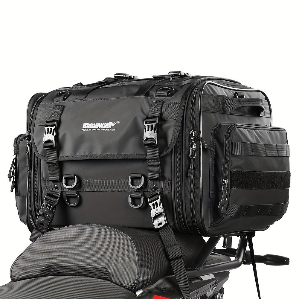 Universal Motorcycle Faux Leather Tank Bag Detachable Fuel - Temu