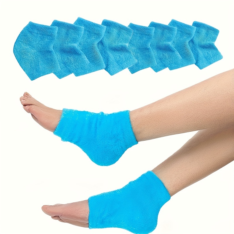Moisturizing Heel Socks, 2 Pairs Of Gel Toeless Socks, Open Toe Socks, Heel  Treatment For Dry Cracked Feet To Soften And Repair 