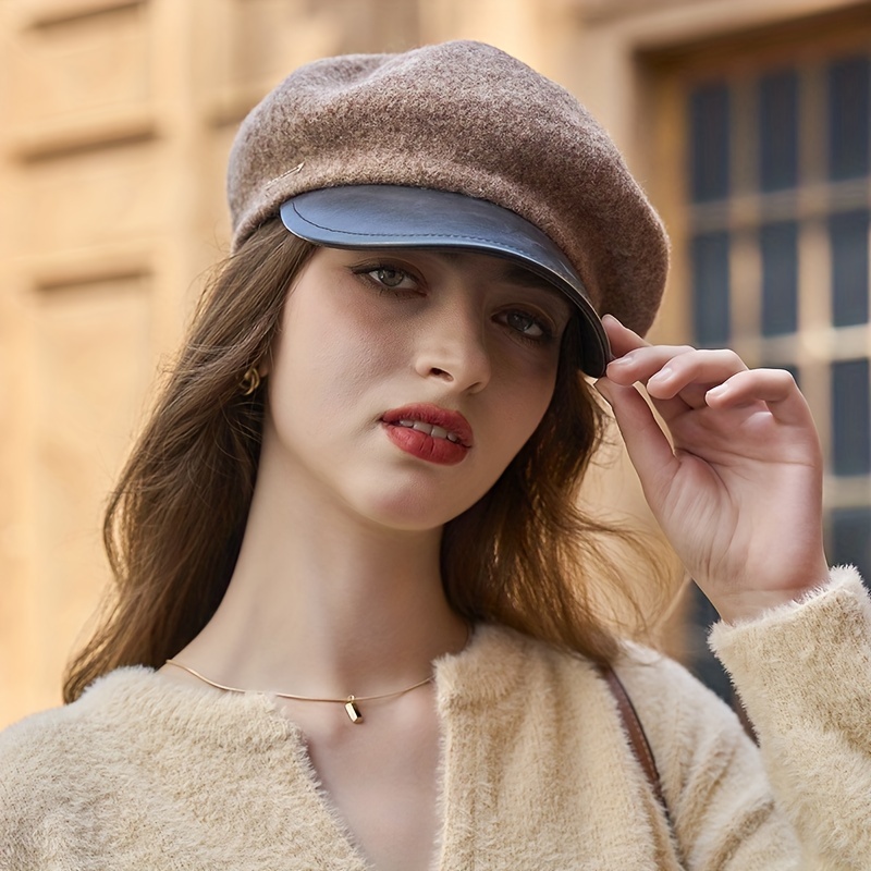 Classic British Style Berets Vintage Unisex Newsboy Hats Warm