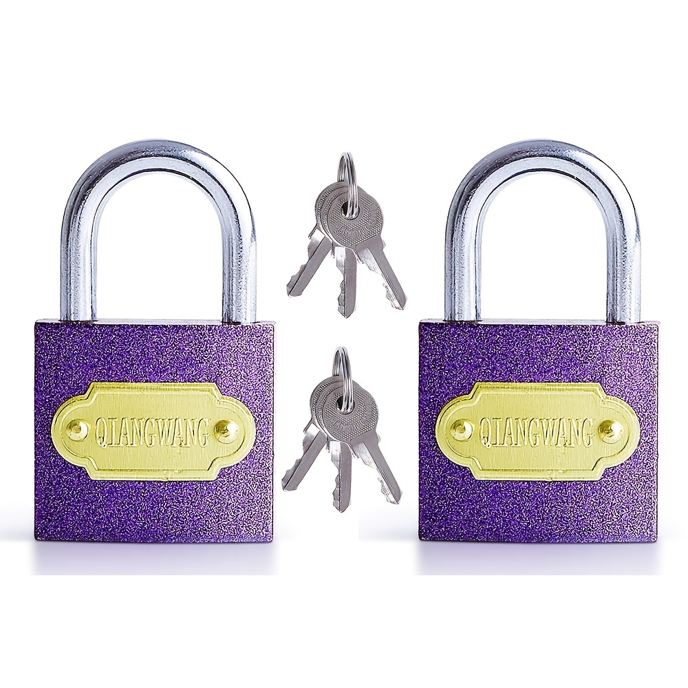 8 Pack Locks Petit Cadenas avec Clé Bagages Gym Locker Lock Mini
