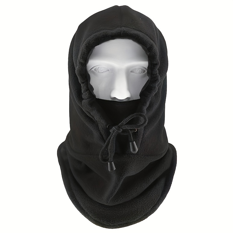 windproof fleece lined balaclava integrated visor warm Temu New