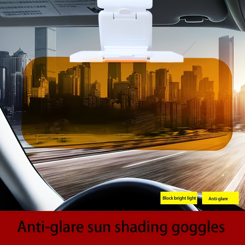 Auto 2in1 Anti-Blenden Goggle Sonnenblende Sommer Tag Nacht Vision Anti-Uv  Dazzling Gläser Sonnenschirm Fahren Spiegel Sonnenbrille