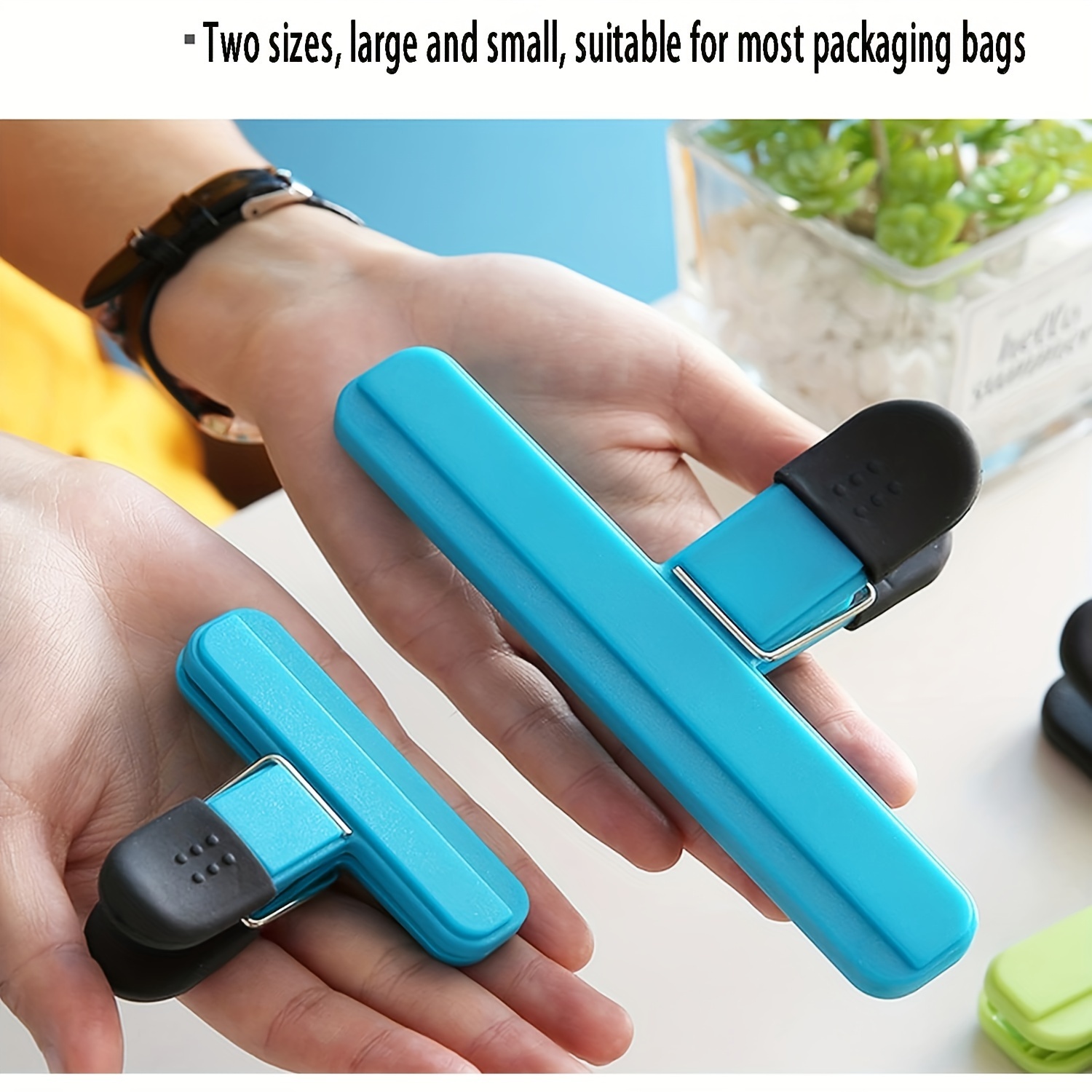 Chip Bag Clips Air Tight, Heavy Duty, Sturdy Plastic Clips For Food Storage,  Food Bag Clips For Kitchen Snacks - Temu