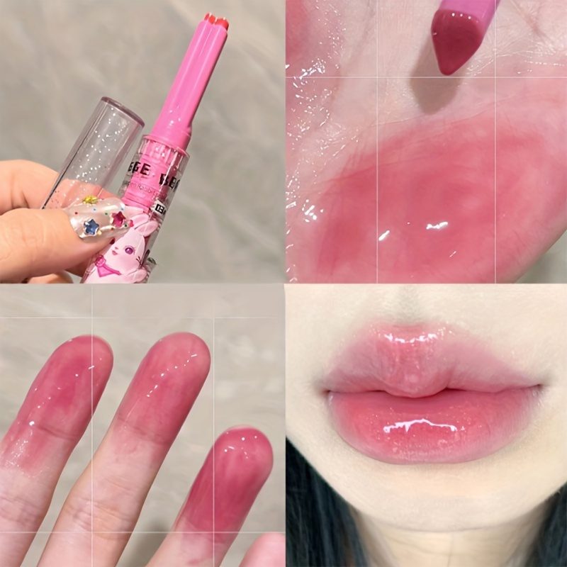 Brillo Labial Sólido Transparente Destellos, Hidratante Humectante,  Difumina Líneas Labios, No Pega, Ideal Chicas Mujeres. Bálsamo Labial  Teñido, Regalo San Valentín., Compre Ahora Ofertas Tiempo Limitado