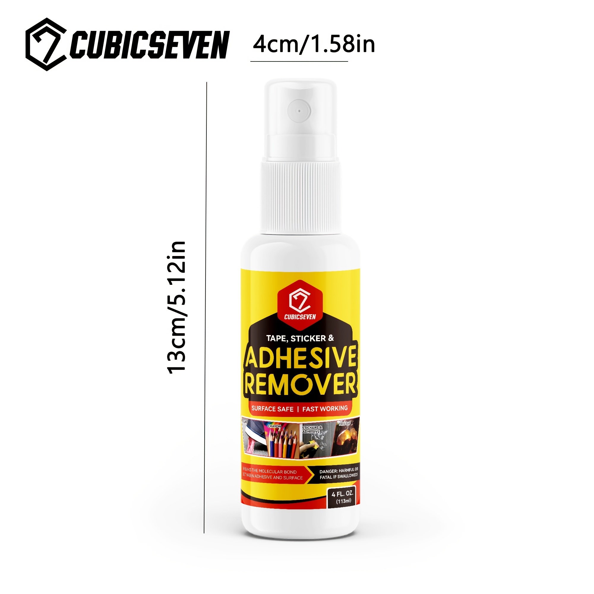 Cubicseven Car Adhesive Remover Kit Sticker Residue Remover - Temu